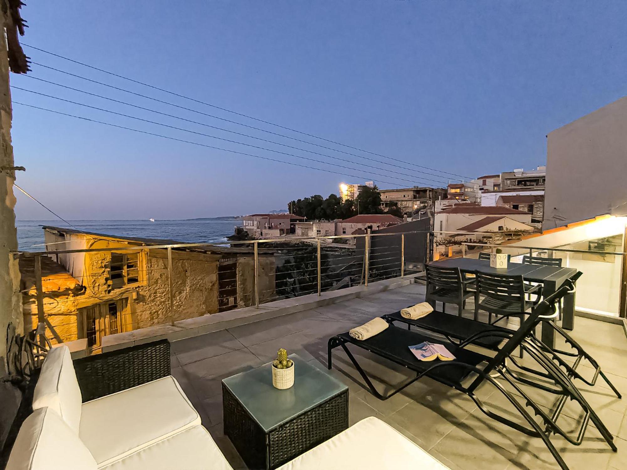Charming Old Tannery House With Spacious Veranda And Stunning Sea View! Ханья Экстерьер фото