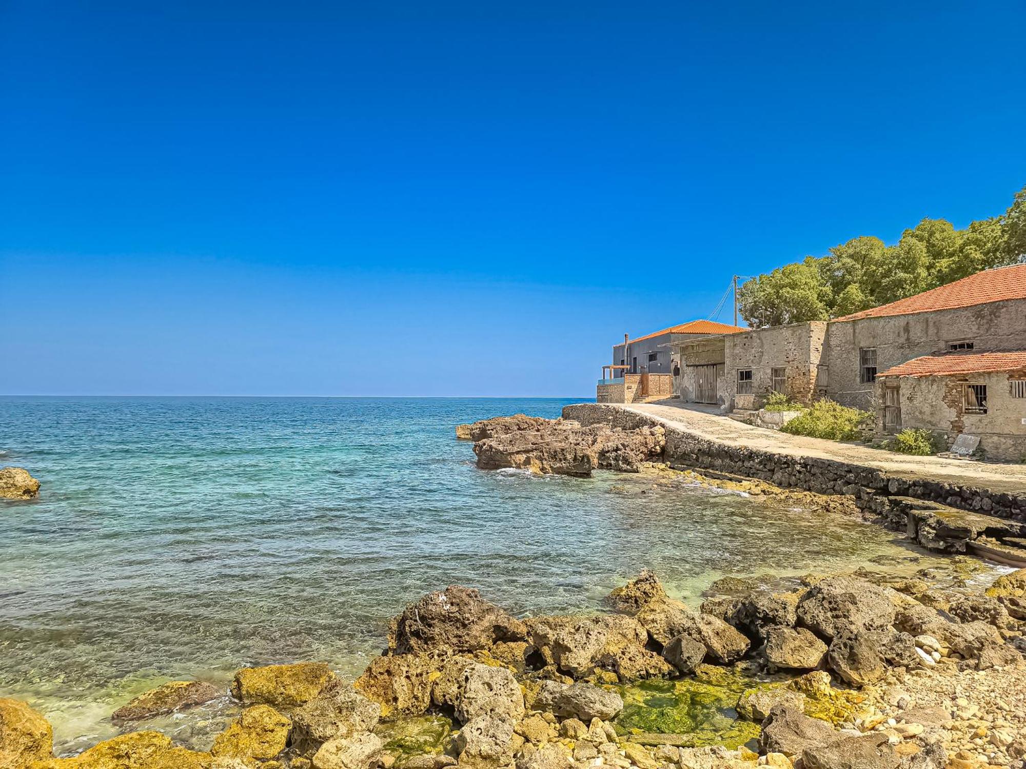 Charming Old Tannery House With Spacious Veranda And Stunning Sea View! Ханья Экстерьер фото